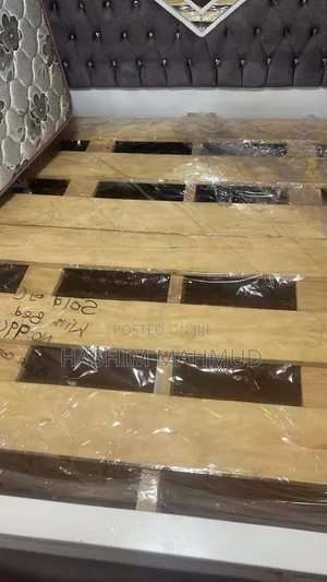 Double Bed With Full Set With Matress and Cabinets