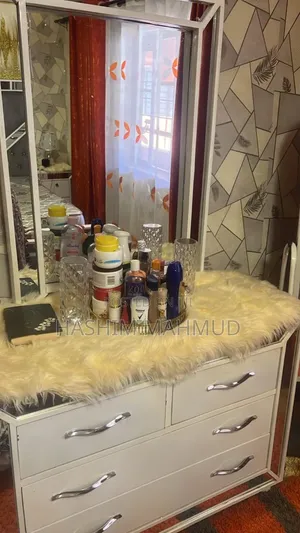 Double Bed With Full Set With Matress and Cabinets
