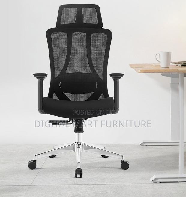 Office Chair: Black High Control Chair - thumbnail 11