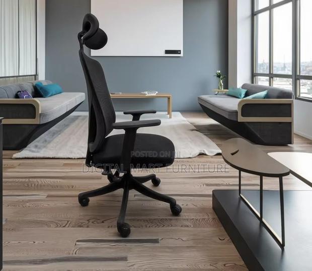 Office Chair: Black High Control Chair - thumbnail 12