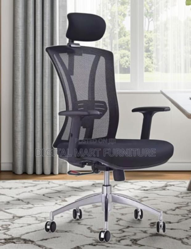 Office Chair: Black High Control Chair - thumbnail 15