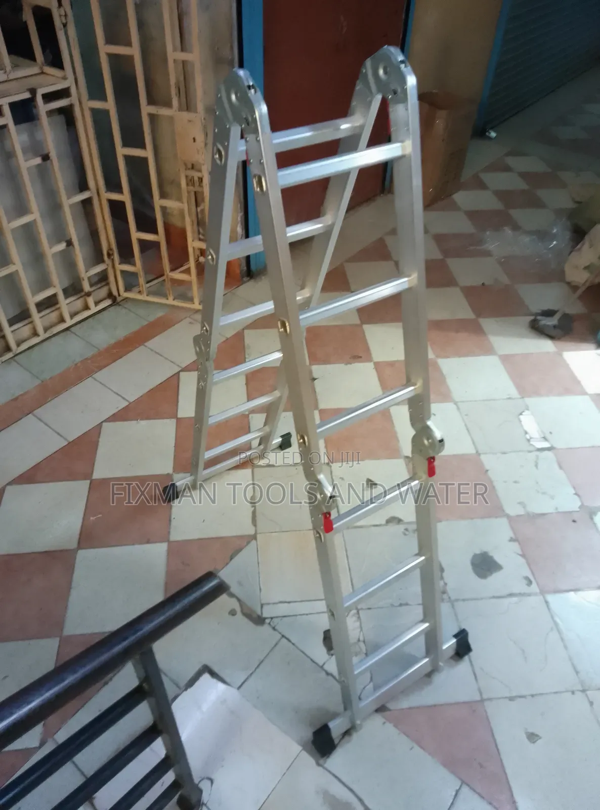 Portable Ladders Aluminium Heavy Duty Ladder 3*4 Max Load 150 Kg 12 Ft