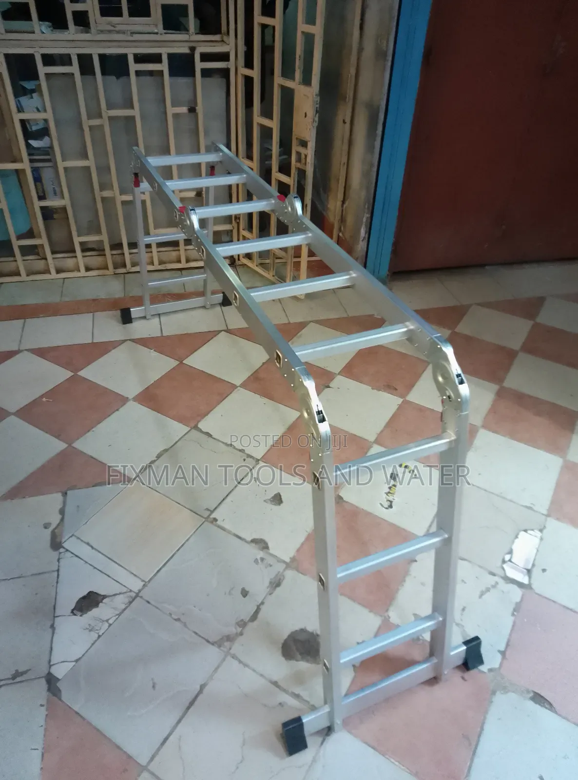 Portable Ladders Aluminium Heavy Duty Ladder 3*4 Max Load 150 Kg 12 Ft