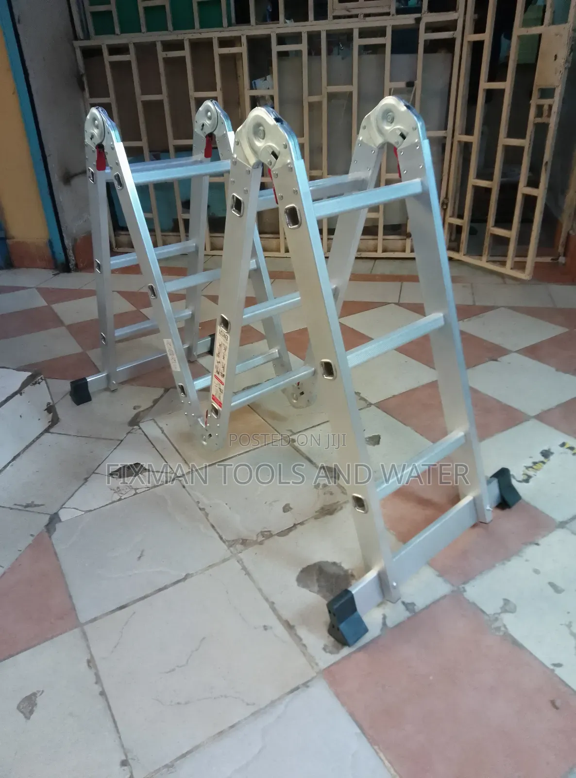 Portable Ladders Aluminium Heavy Duty Ladder 3*4 Max Load 150 Kg 12 Ft