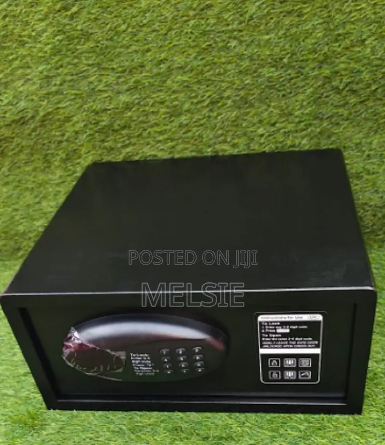 Safe Box With Sensor Light,Hidden Safe Box With Key & Digital Lock