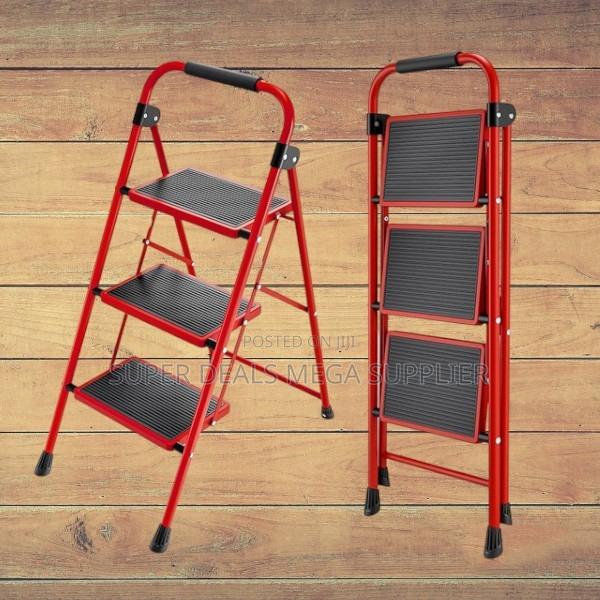 3 Step Folding Ladder | Anti-Slip Pedal, Lightweight, Space Saver