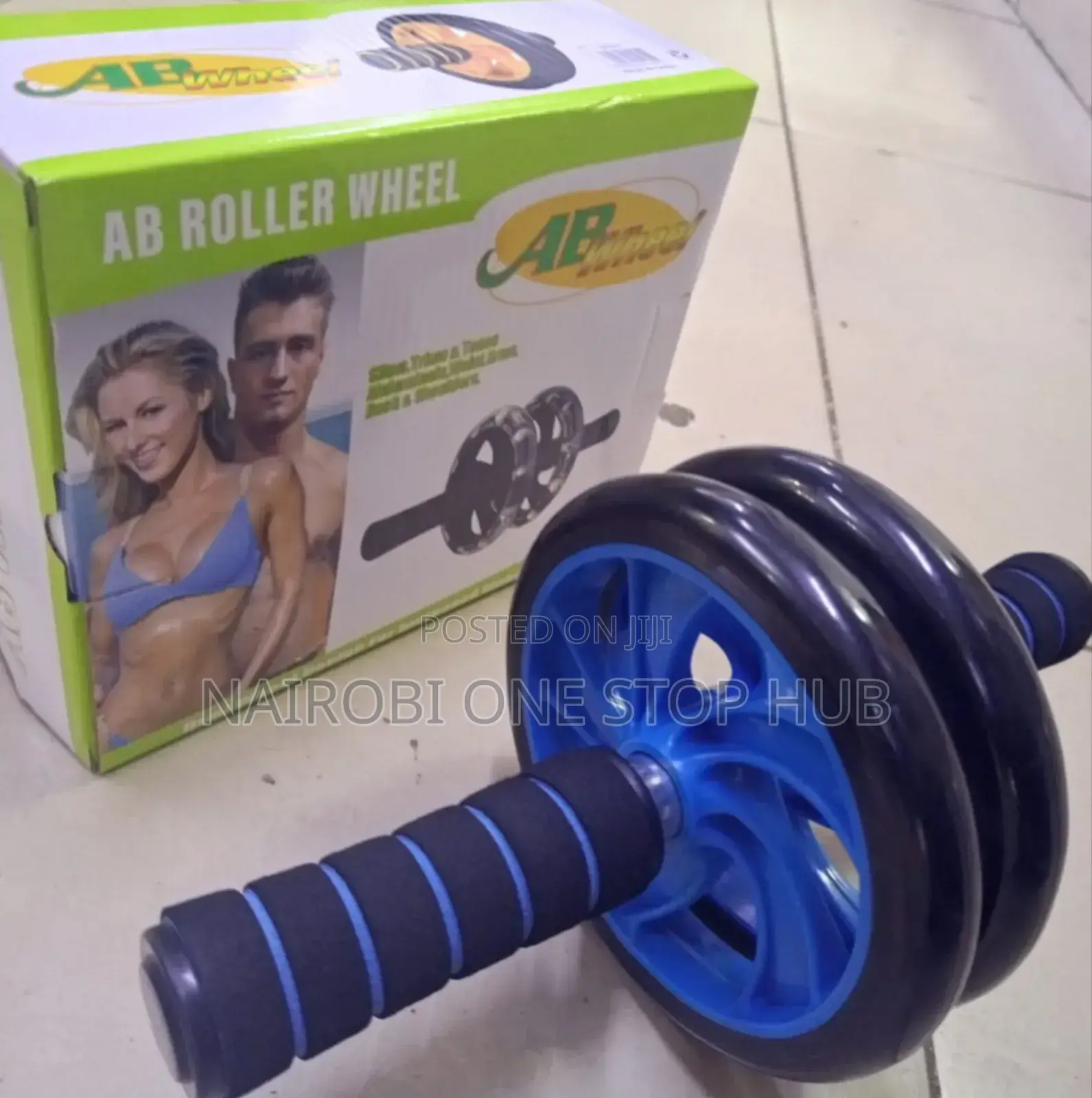 Portable Abdominal Exercise Wheel Trainer