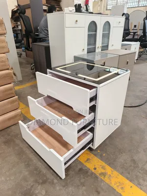 Modern Led Bedside Cabinet With Wireless Charging