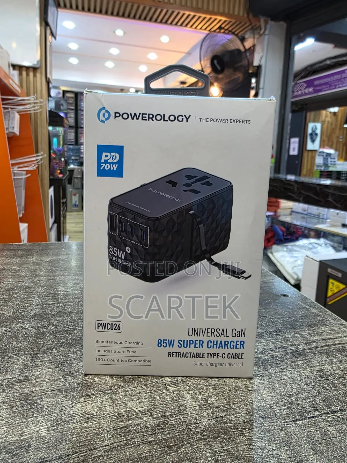 Powerology Universal Gan 85w Super Charger
