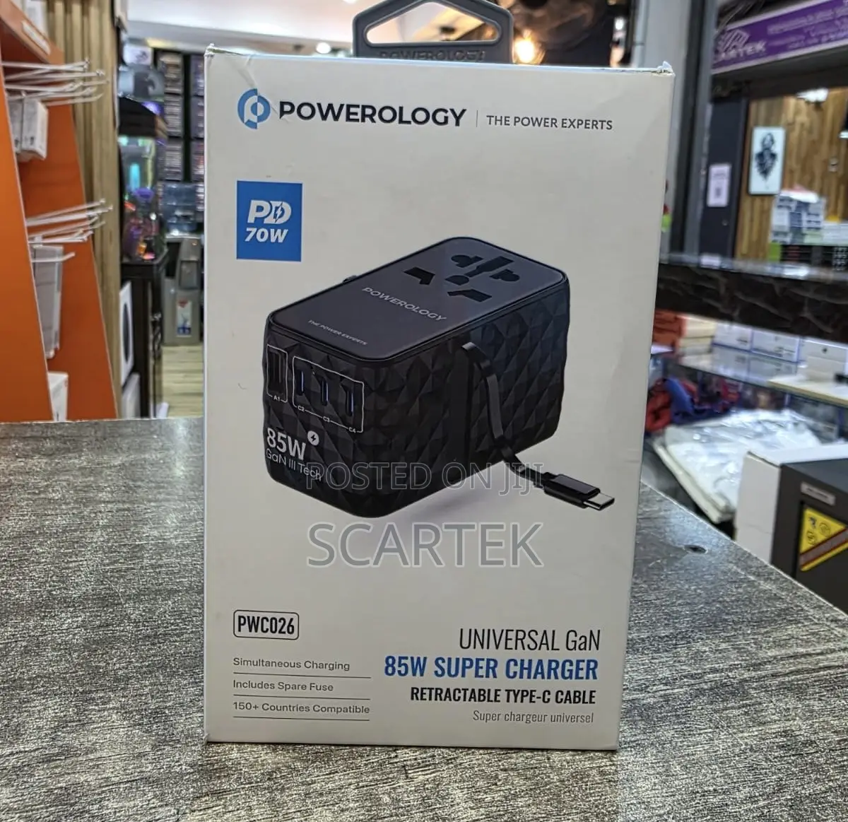 Powerology Universal Gan 85w Super Charger