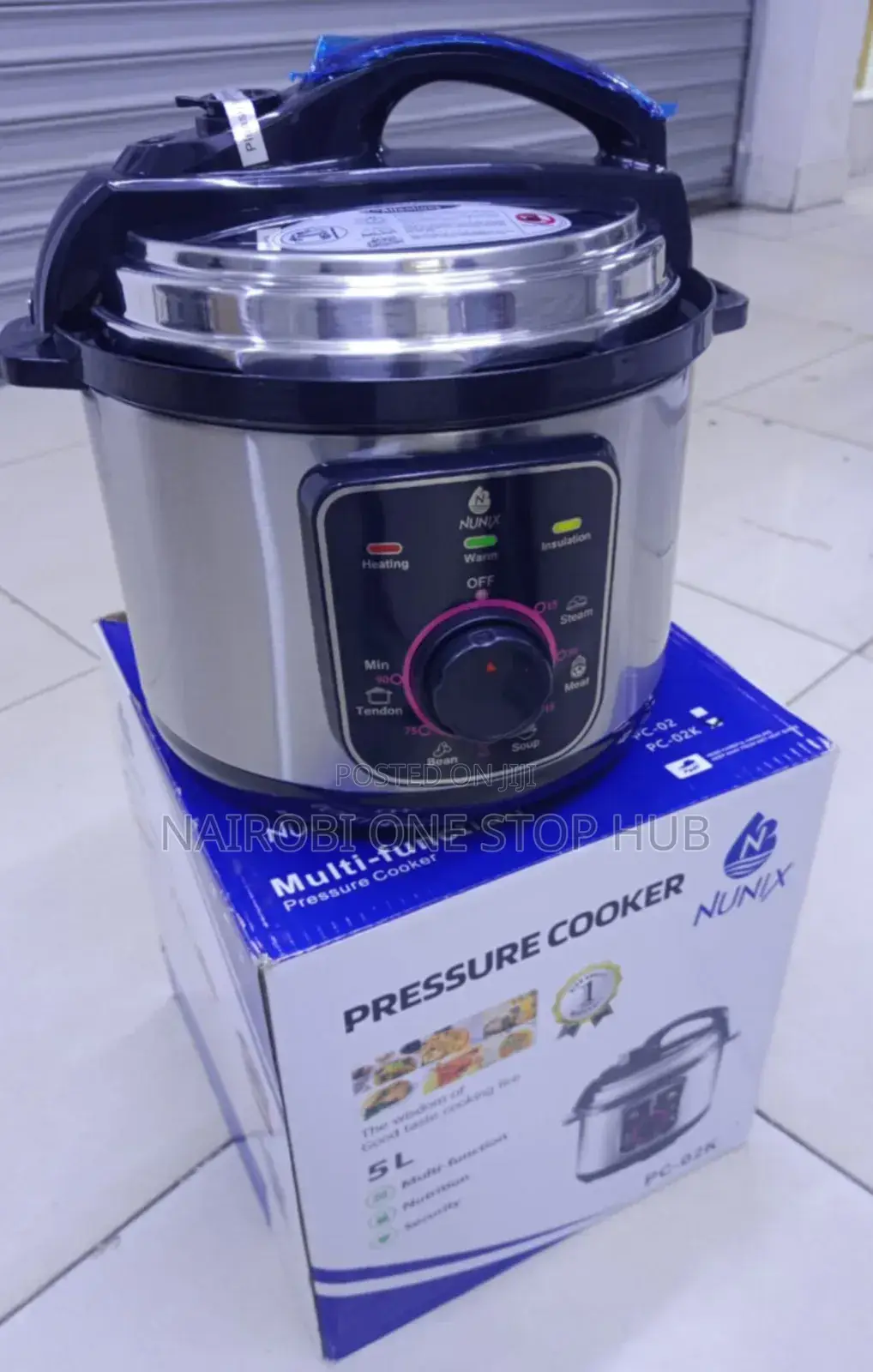 5l Nunix Pressure Cooker – Perfect for Soups, Stews Rice