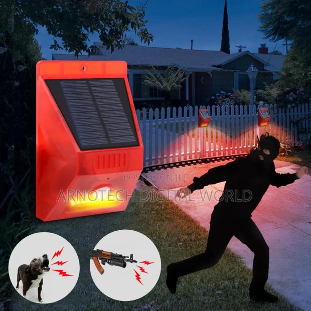 Solar Infrared Sensor Alarm