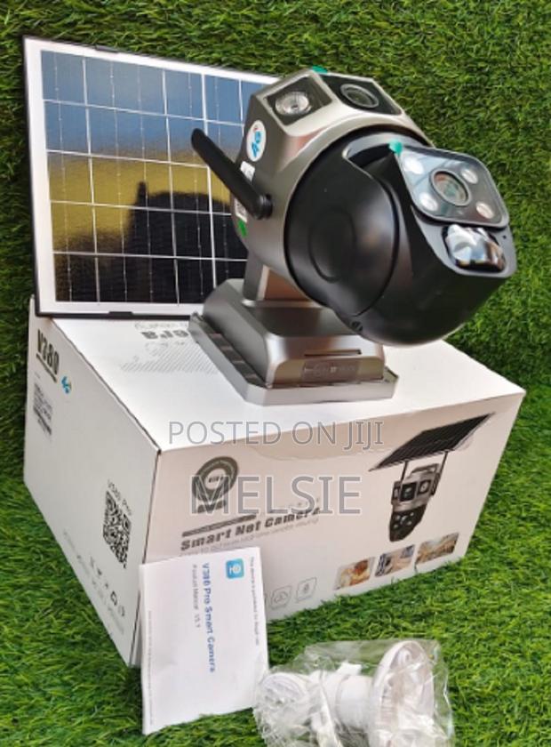 New 4g Solar Powered PTZ Camera -(4mp Resolution