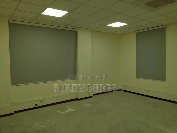 Grey Plain Black Out Roller Blinds Fabric - thumbnail 2
