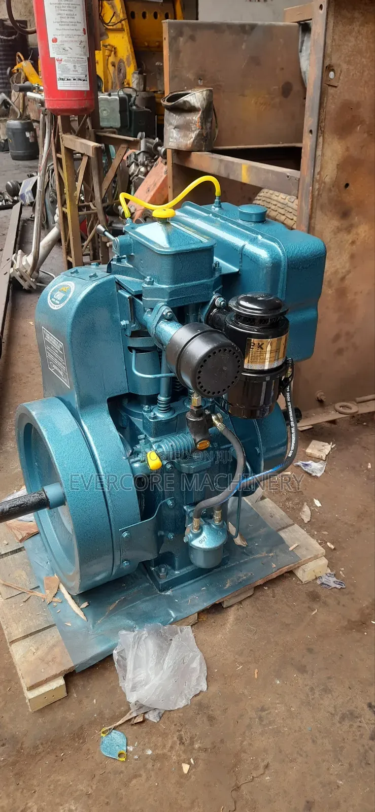 6.5hp Diesel Aircooled Chui Engine Manual Start.
