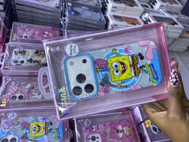 Grouer Spongebob Magsafe Case With Liquid Glitter for iPhone 16 - thumbnail 2