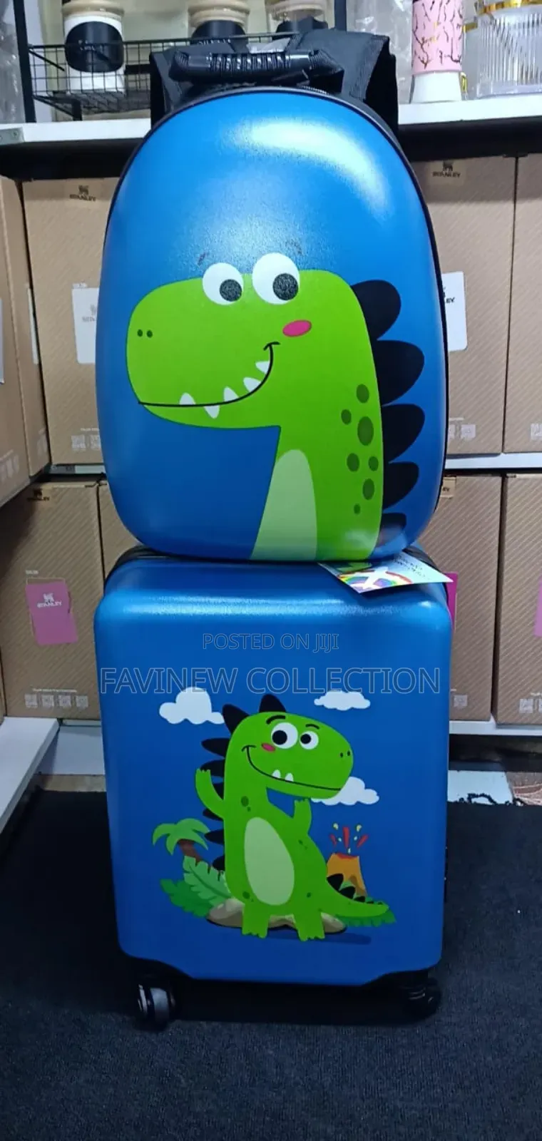 *2 in 1 Kids Trolley Suitcase With Backpack