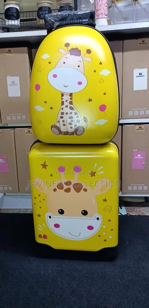 *2 in 1 Kids Trolley Suitcase With Backpack - thumbnail 2