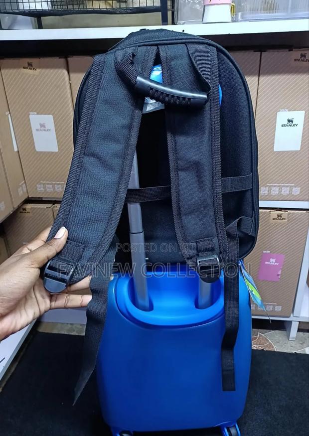 *2 in 1 Kids Trolley Suitcase With Backpack - thumbnail 5