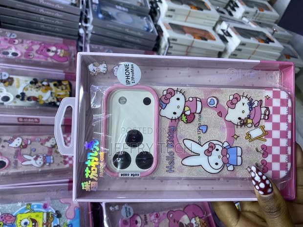 Asfer iPhone 17 Pro Max Hello Kitty Magsafe Glitter Case - main view