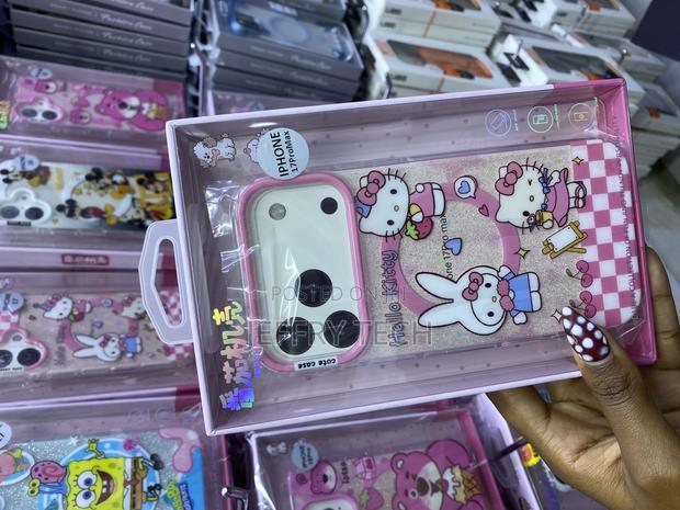Asfer iPhone 17 Pro Max Hello Kitty Magsafe Glitter Case - thumbnail 2