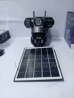 4g Triple Lens Solar PTZ CCTV Camera