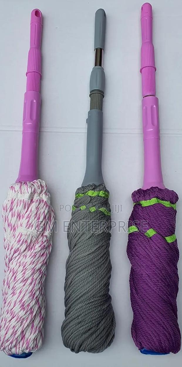 *Bamboo Fiber Self Twisting Rotation Mops