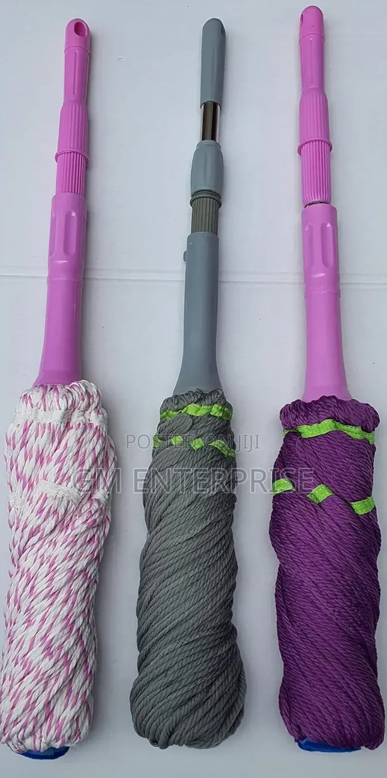 *Bamboo Fiber Self Twisting Rotation Mops