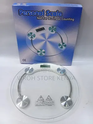 Round Personal Scale 180kgs Digital Body Weight Scale