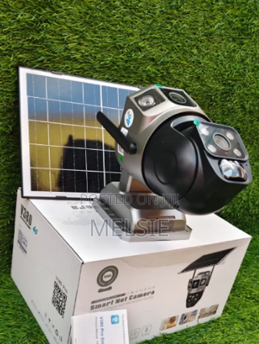4g PTZ Solar Security Camera Dual Lens Screen Wireless Outdoor Camera