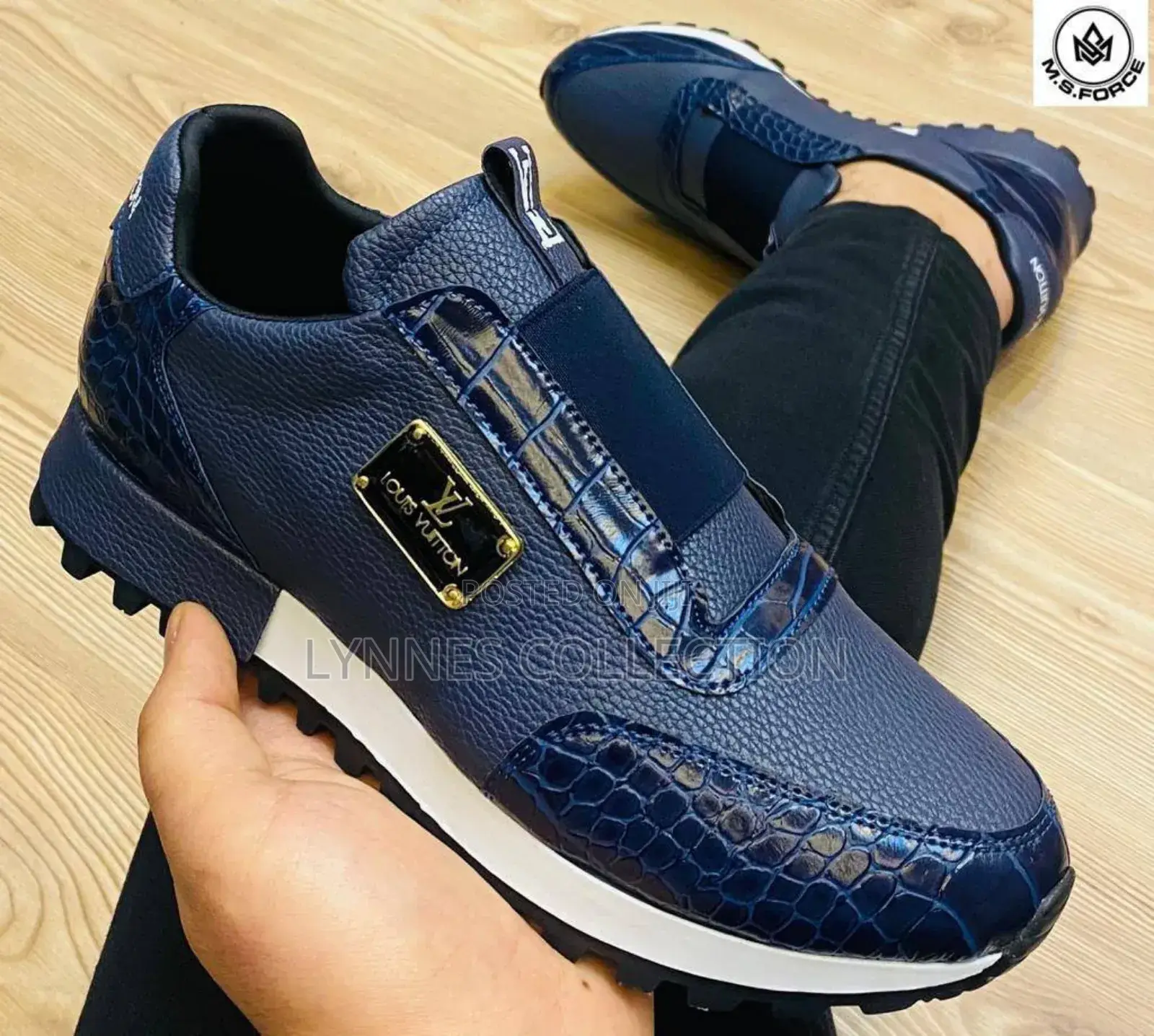 Louis Vuttion Leather Sneakers , Lv Sizes 40-44