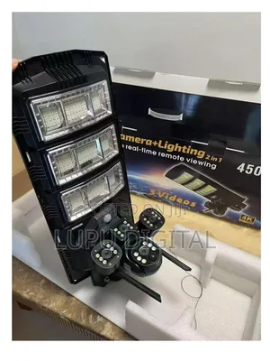 450 Watts 4g Triple Lens CCTV + Solar Street Light