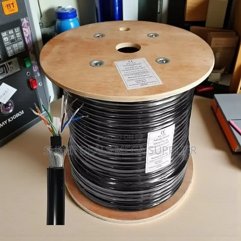 Outdoor Cat 6 Ethernet Cable 305m Long Uv Proof Weatherproof Design