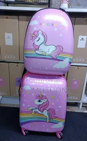 2 in 1 Disney Kids Luggage Suitcase With Backpack