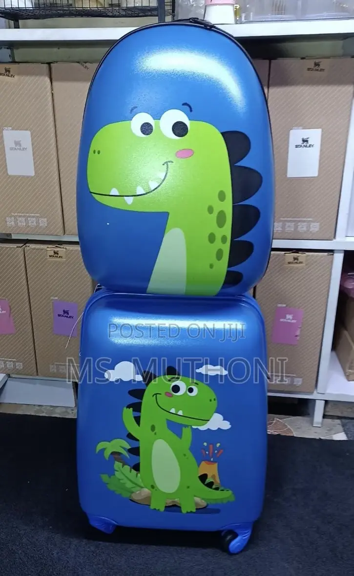 2 in 1 Disney Kids Luggage Suitcase With Backpack