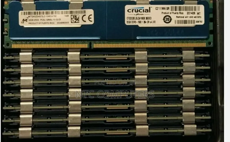 Hp 32gb Dual Rank Pc3-10600r Ddr3 Server Ram
