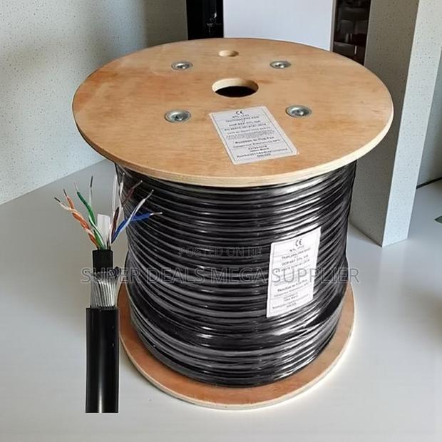 305m Outdoor Cat 6 Cable Uv Resistant High Speed and Weatherproof