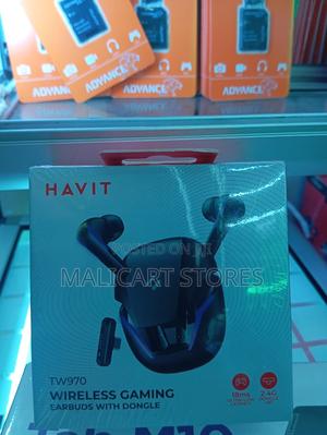 Havit Tw970 Wireless Gaming Earbuds With Dongle, Led - thumbnail 2