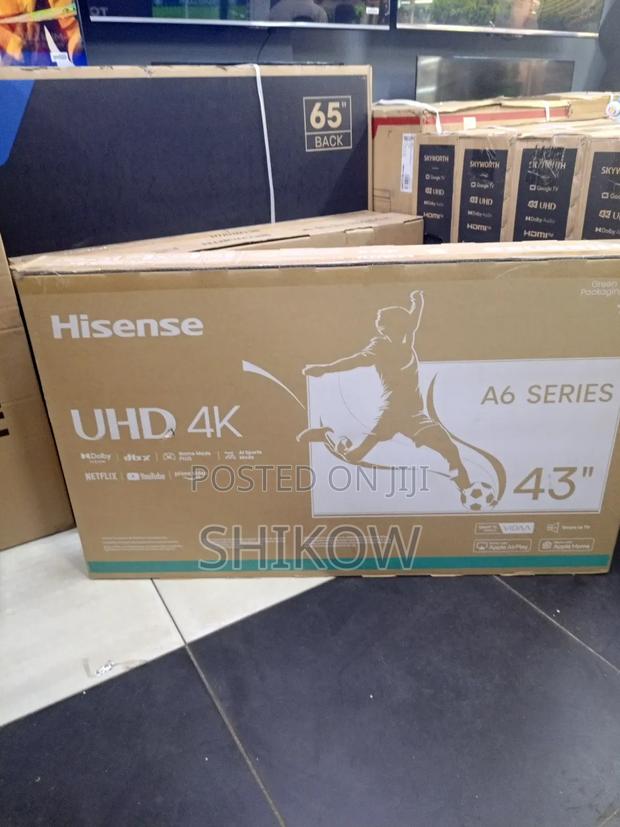 Hisense 43-Inch A6 Smart Tv Vidaa Os Youtube, Netflix, Prime Video