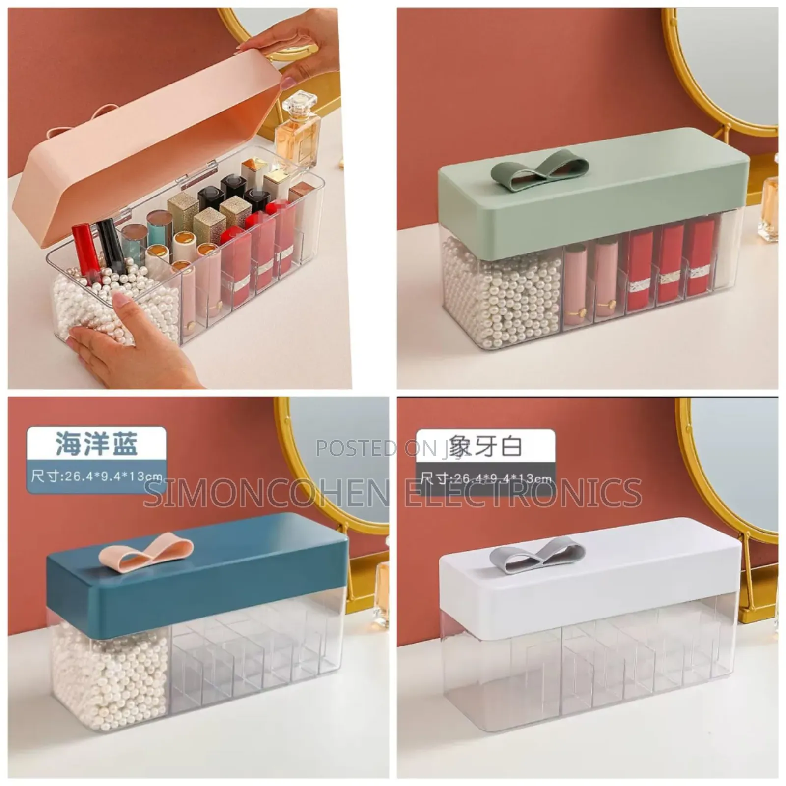 Transparent Lipstick Storage Box