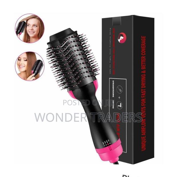 Electric Hair Straightener Brush ,Blow Dryer Hair Curling Iron Rota