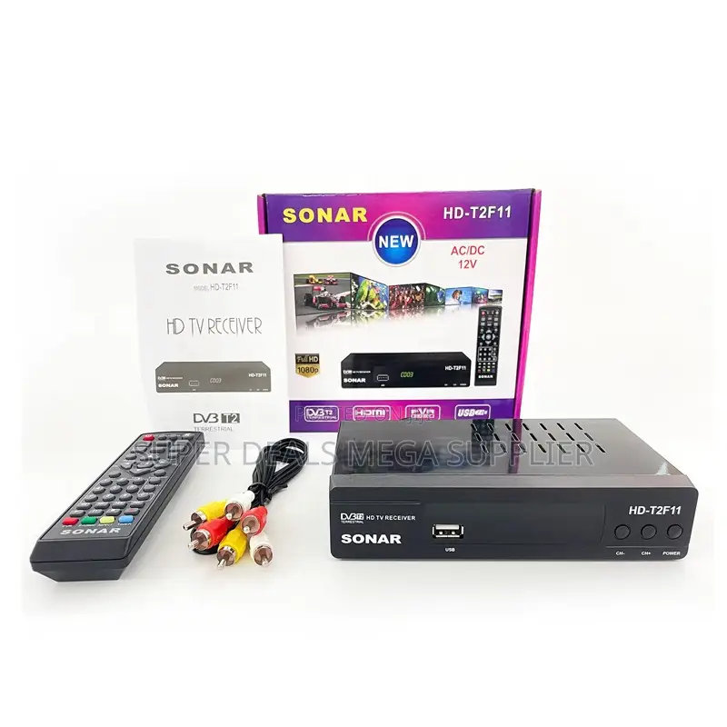 Sonar High Definition 1080p Digital Decoder Free to Air Tv Set Box