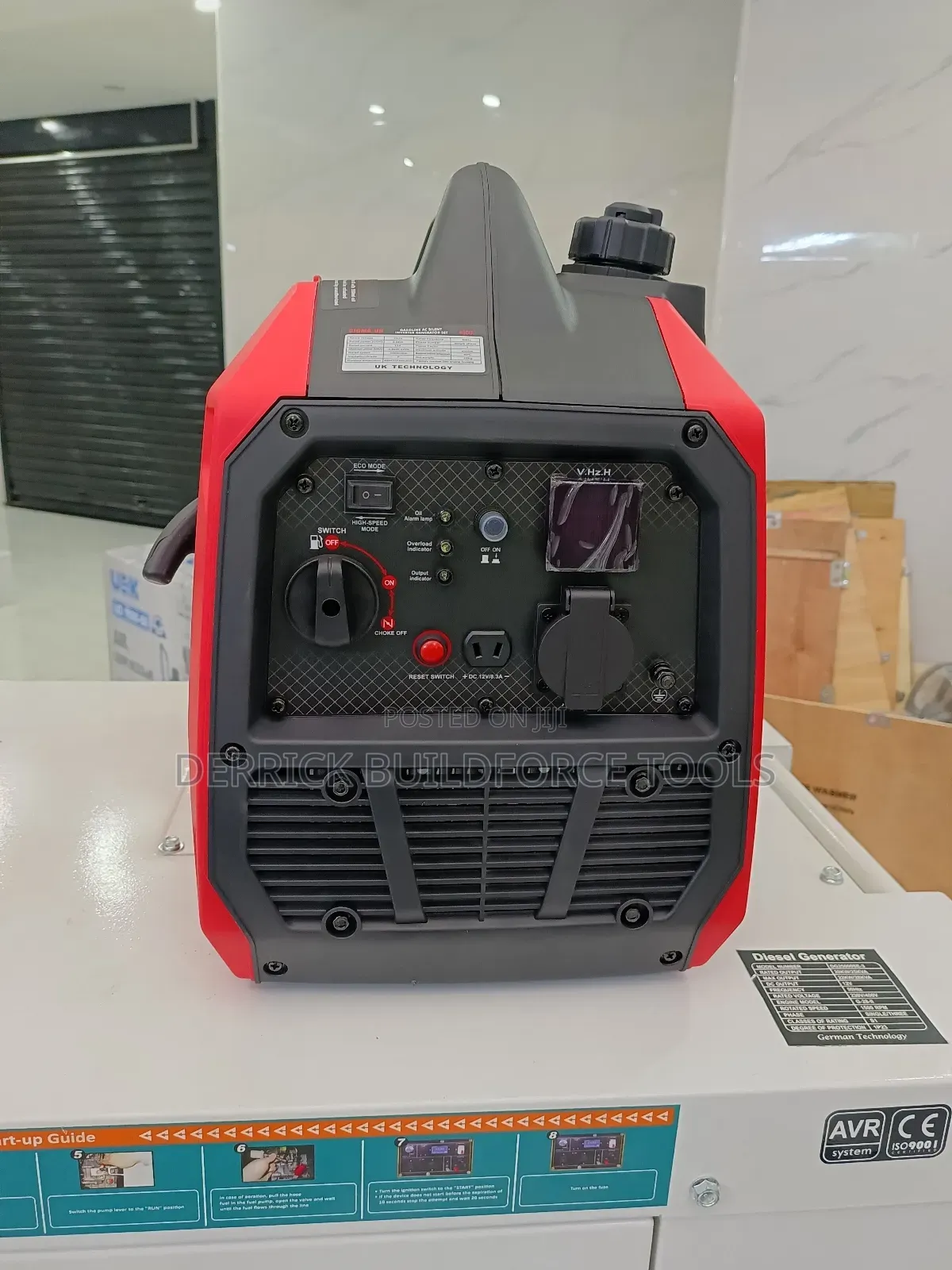 Cigma-Uk 4kva Gasoline Ac Silent Inverter Generator