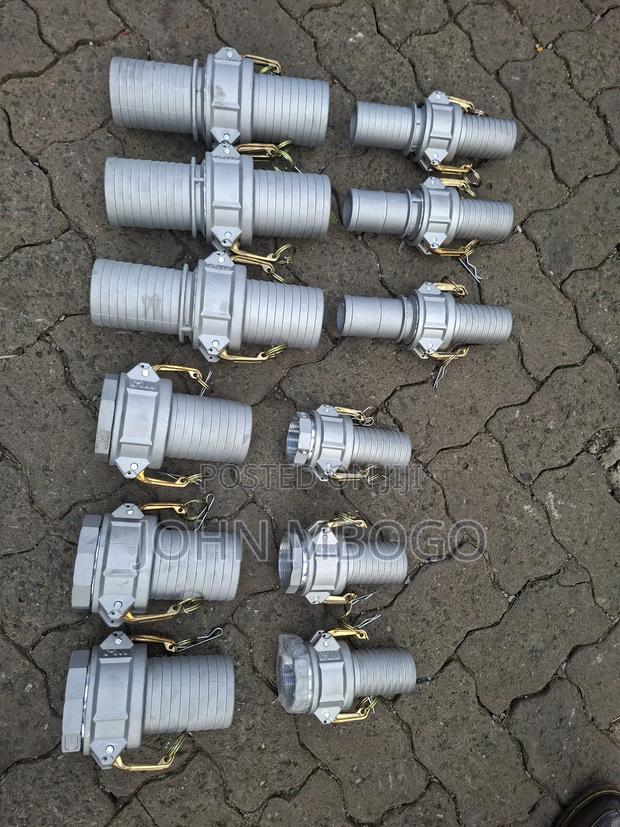 Metallic Hose Coupling - 3 Inch Pair. - main view