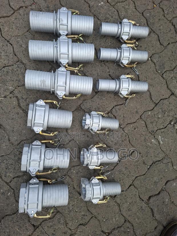 Metallic Hose Coupling - 3 Inch Pair. - thumbnail 2