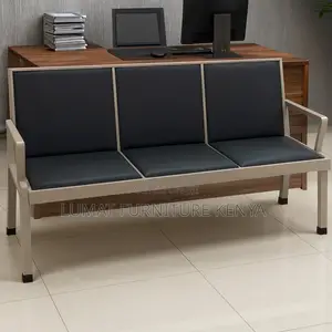 Durable Steel Frame Modern Design Waiting Seat