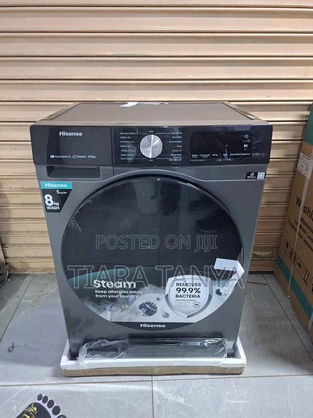 Hisense 8kg Wash And5kg Dry Front Load Washing Machine - thumbnail 3
