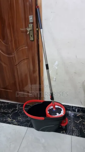 12l Bucket Foot Pedal Spin Mop (Rotary Mop)