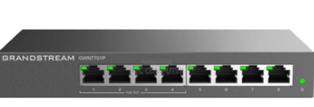 Grandstream Gwn7701p 8-Port Gigabit Ethernet Unmanaged Poe Switch