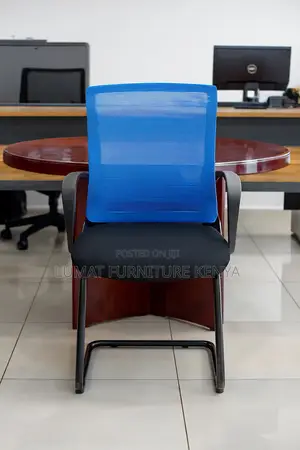 Blue Office Waiting Chai
